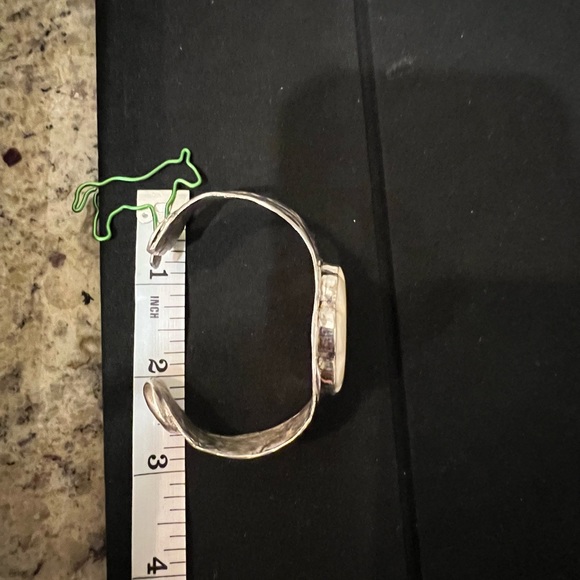 Bill Kirkham Agate Sterling Silver Cuff Bracelet - Picture 3 of 9